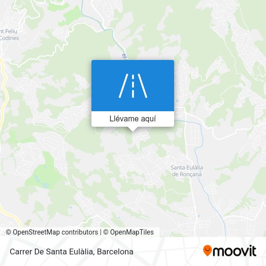 Mapa Carrer De Santa Eulàlia