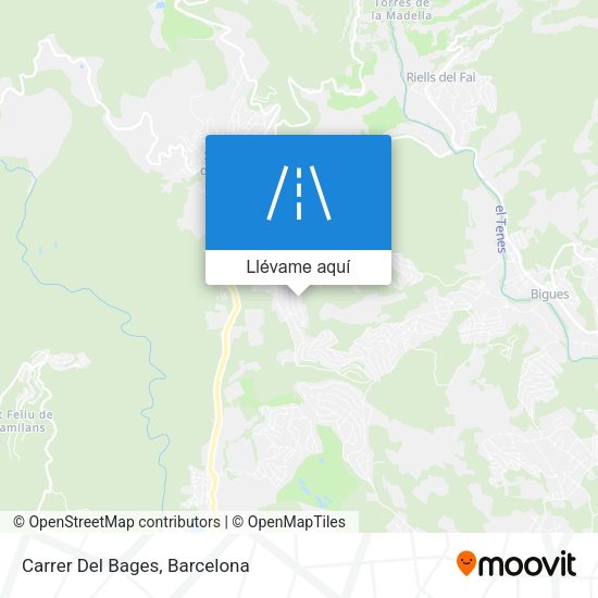 Mapa Carrer Del Bages