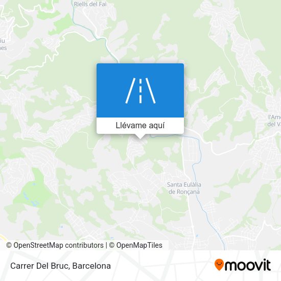 Mapa Carrer Del Bruc