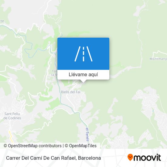 Mapa Carrer Del Camí De Can Rafael