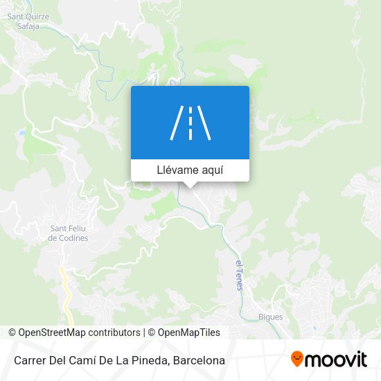 Mapa Carrer Del Camí De La Pineda