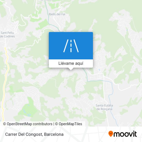 Mapa Carrer Del Congost