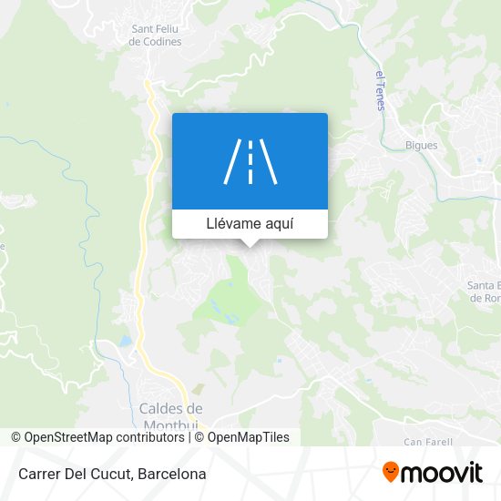 Mapa Carrer Del Cucut