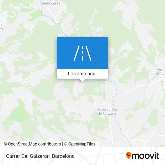 Mapa Carrer Del Galzeran
