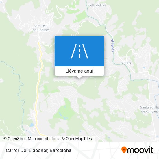 Mapa Carrer Del Lldeoner