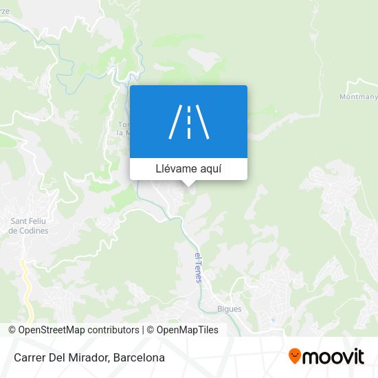 Mapa Carrer Del Mirador