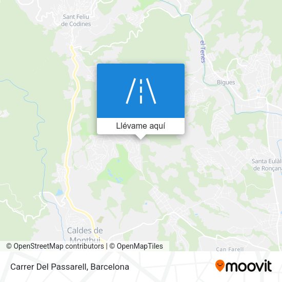 Mapa Carrer Del Passarell