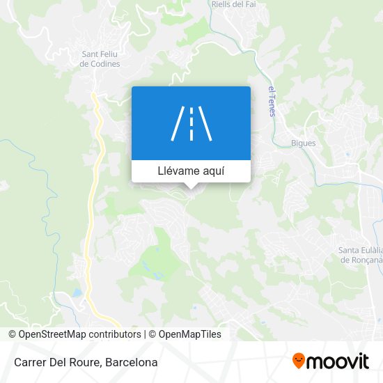 Mapa Carrer Del Roure