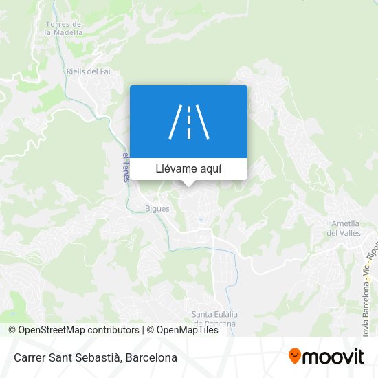 Mapa Carrer Sant Sebastià