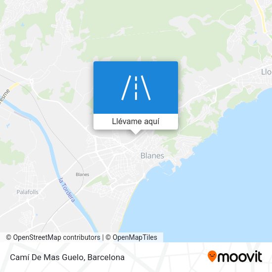 Mapa Camí De Mas Guelo