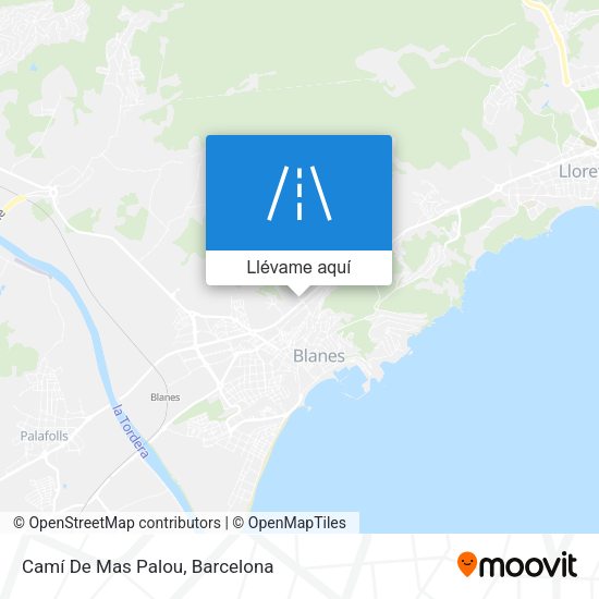 Mapa Camí De Mas Palou