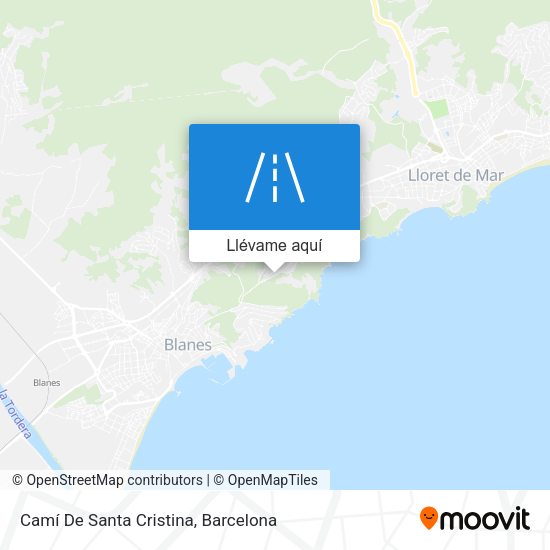 Mapa Camí De Santa Cristina