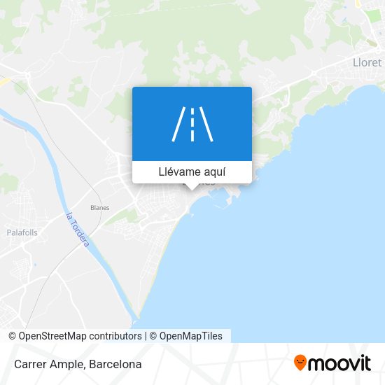 Mapa Carrer Ample
