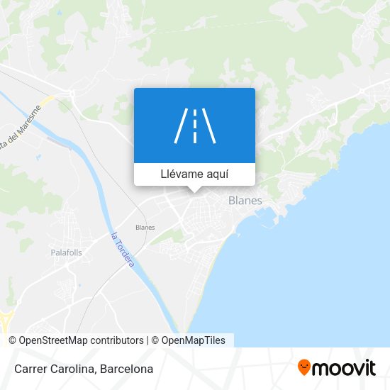 Mapa Carrer Carolina