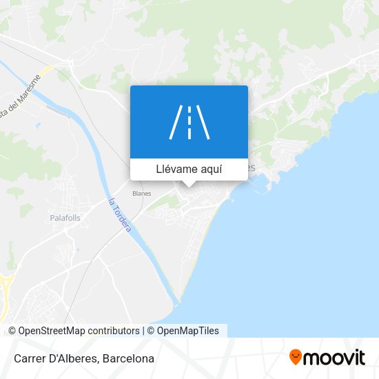 Mapa Carrer D'Alberes