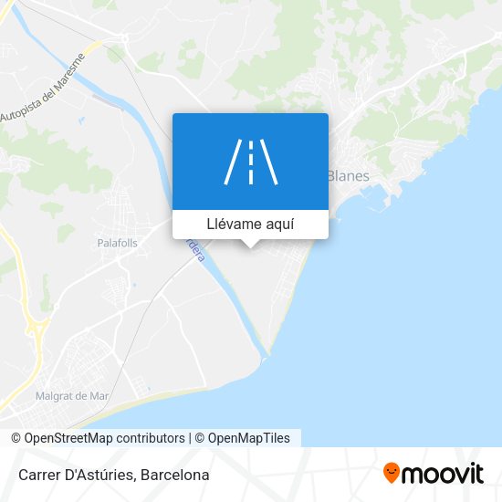 Mapa Carrer D'Astúries
