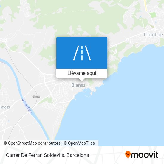 Mapa Carrer De Ferran Soldevila