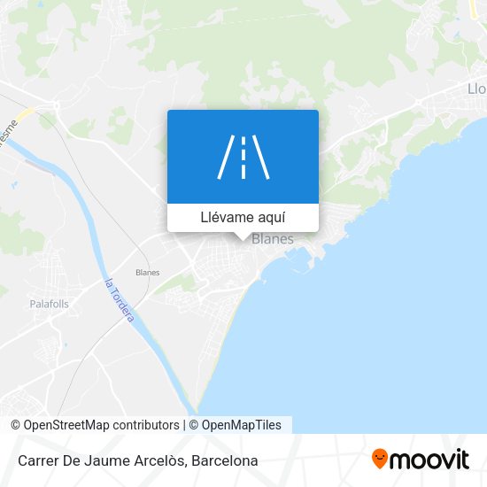 Mapa Carrer De Jaume Arcelòs