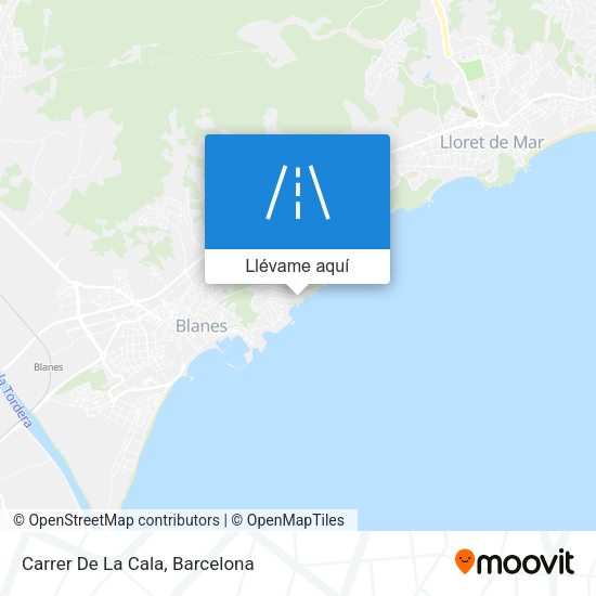 Mapa Carrer De La Cala