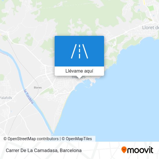 Mapa Carrer De La Camadasa