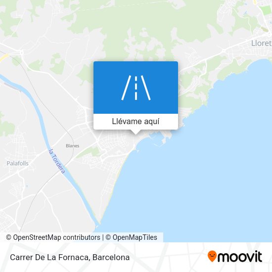 Mapa Carrer De La Fornaca