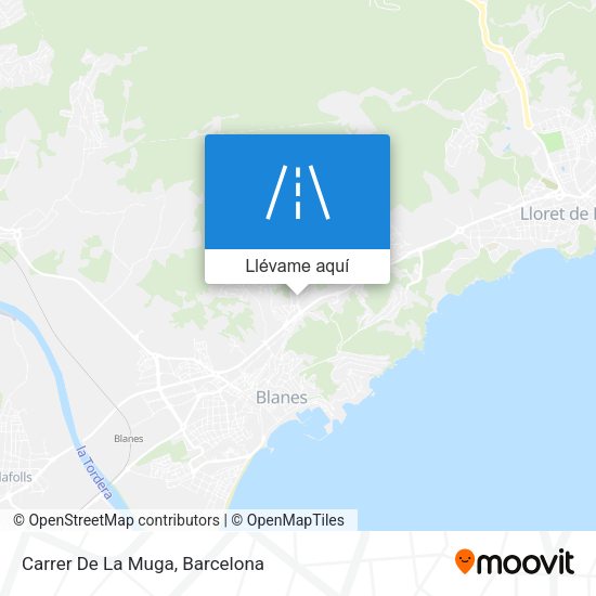 Mapa Carrer De La Muga