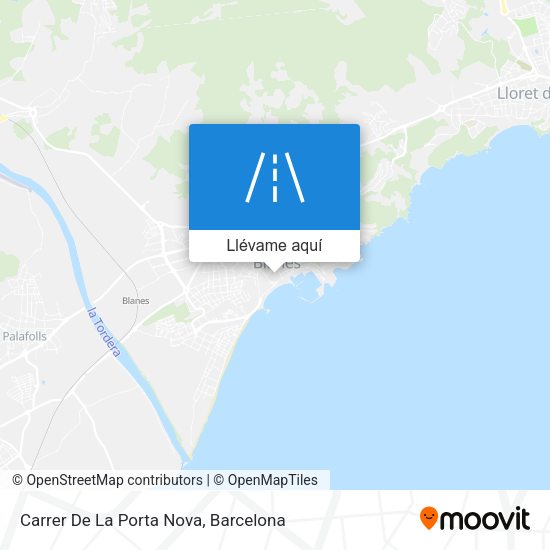 Mapa Carrer De La Porta Nova
