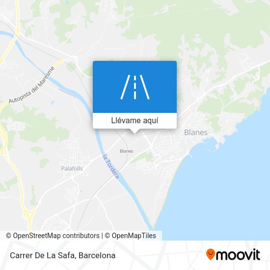 Mapa Carrer De La Safa