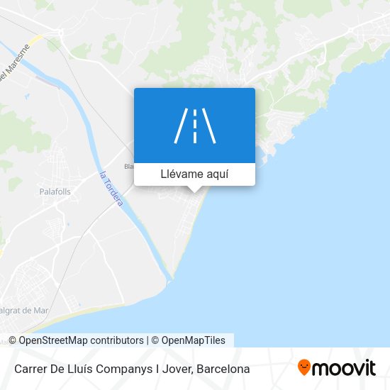 Mapa Carrer De Lluís Companys I Jover