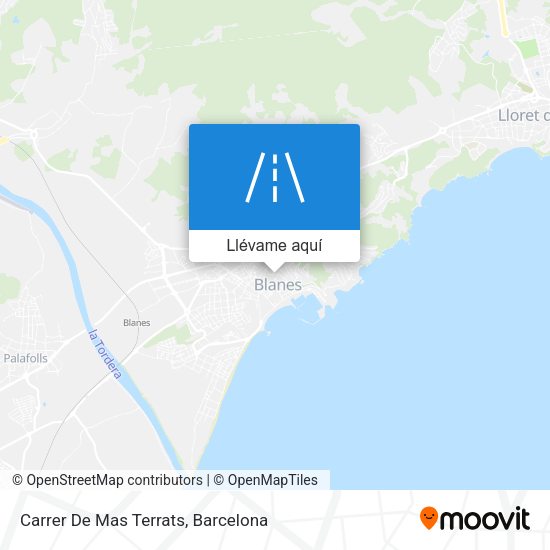Mapa Carrer De Mas Terrats