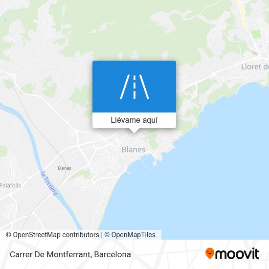 Mapa Carrer De Montferrant