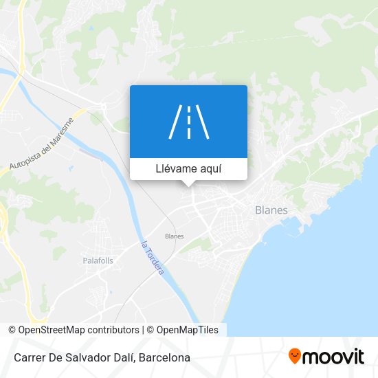 Mapa Carrer De Salvador Dalí