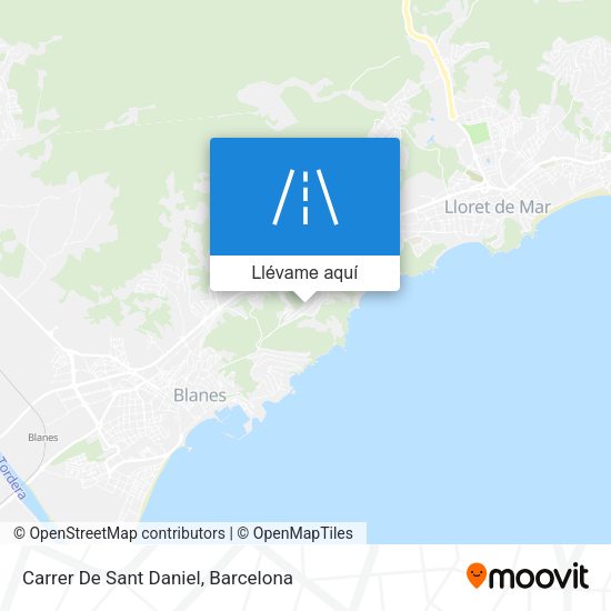 Mapa Carrer De Sant Daniel