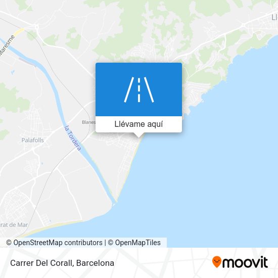 Mapa Carrer Del Corall