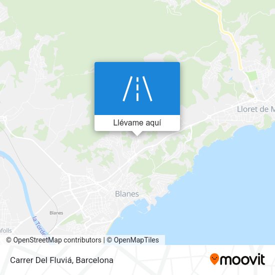 Mapa Carrer Del Fluviá