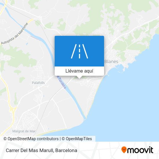 Mapa Carrer Del Mas Marull
