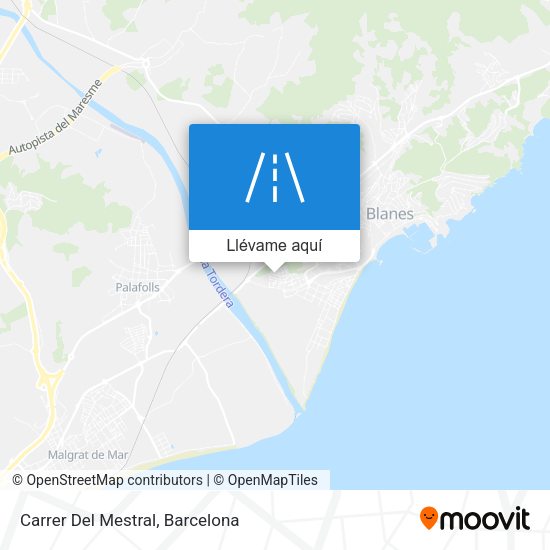 Mapa Carrer Del Mestral