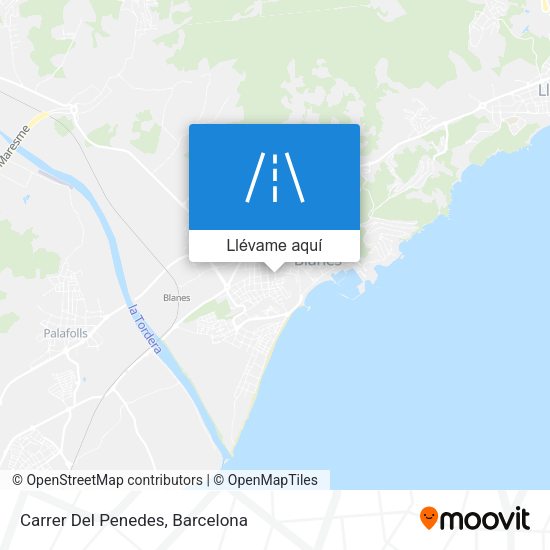 Mapa Carrer Del Penedes