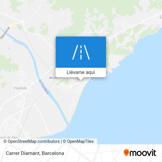 Mapa Carrer Diamant