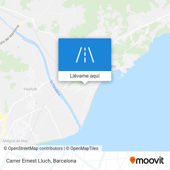 Mapa Carrer Ernest Lluch