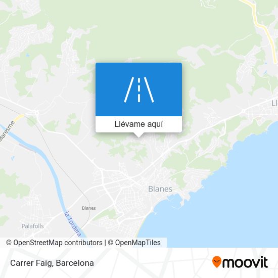 Mapa Carrer Faig
