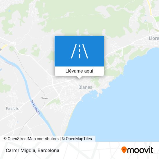 Mapa Carrer Migdia