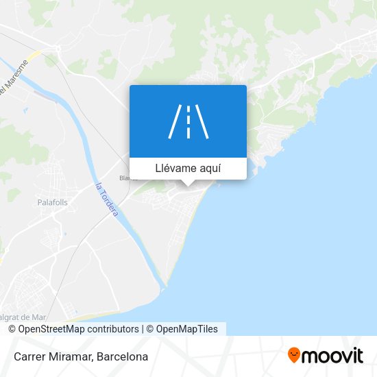 Mapa Carrer Miramar