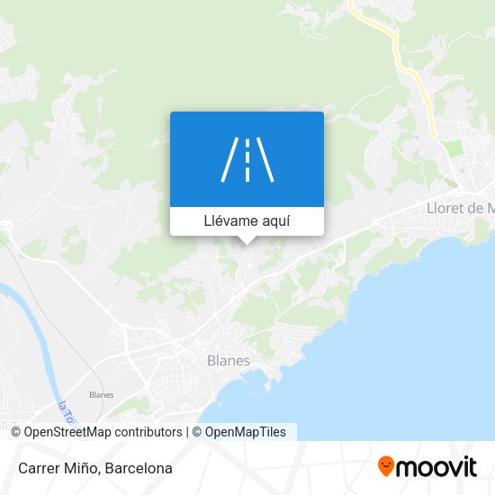 Mapa Carrer Miño