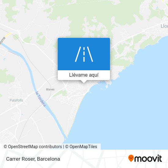 Mapa Carrer Roser