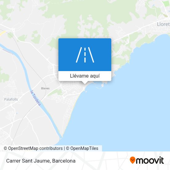 Mapa Carrer Sant Jaume