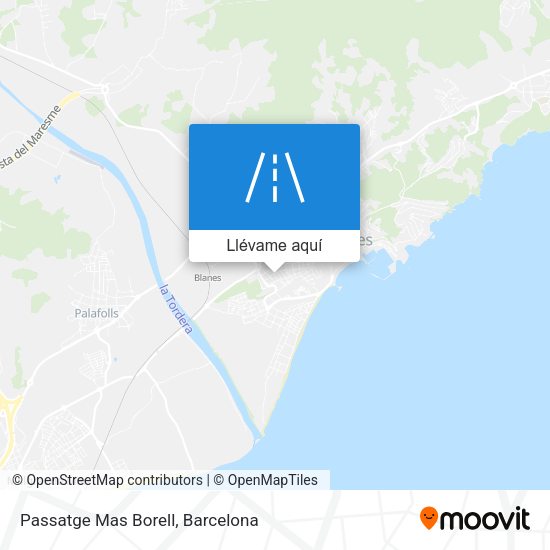 Mapa Passatge Mas Borell