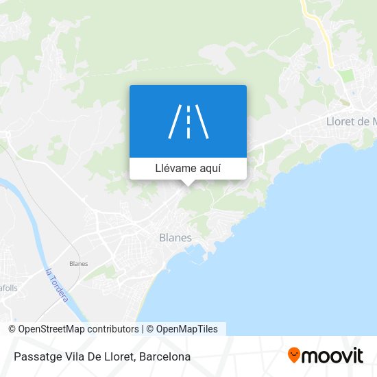 Mapa Passatge Vila De Lloret