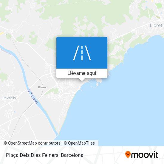 Mapa Plaça Dels Dies Feiners