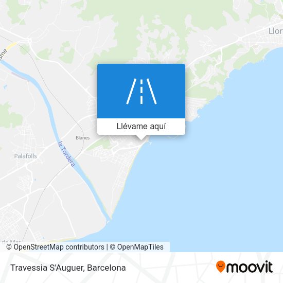 Mapa Travessia S'Auguer